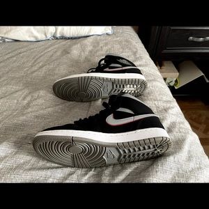 COPY - Men’s Air Jordan 1 Mid Black Grey/Red Size 9 without box